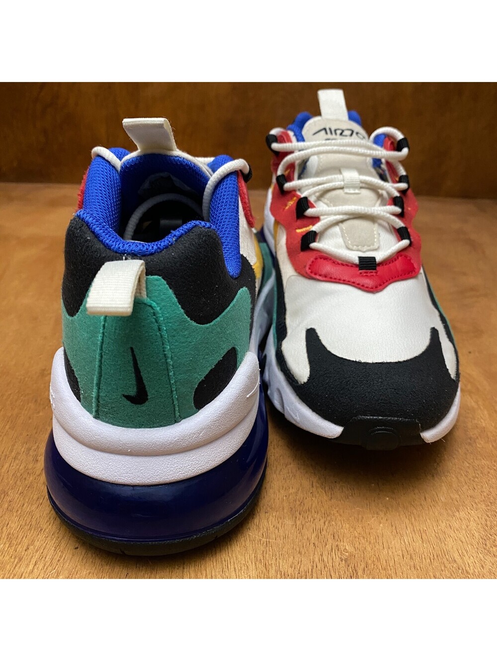 Nike Air Max 270 React Shoes Youth Size 6.5 Y Multi Bauhaus Sneakers BQ0103-001 - Picture 4 of 15